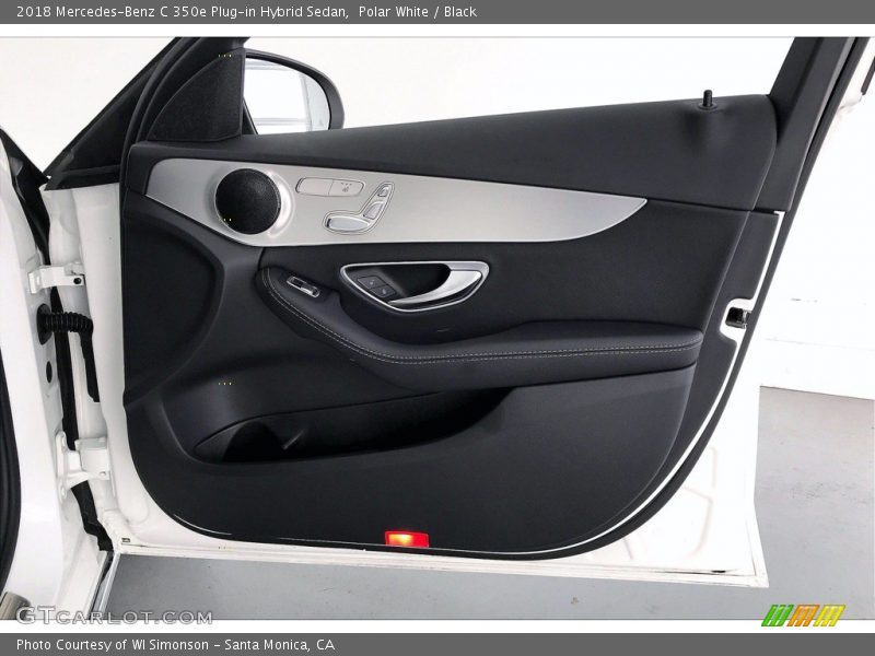 Polar White / Black 2018 Mercedes-Benz C 350e Plug-in Hybrid Sedan