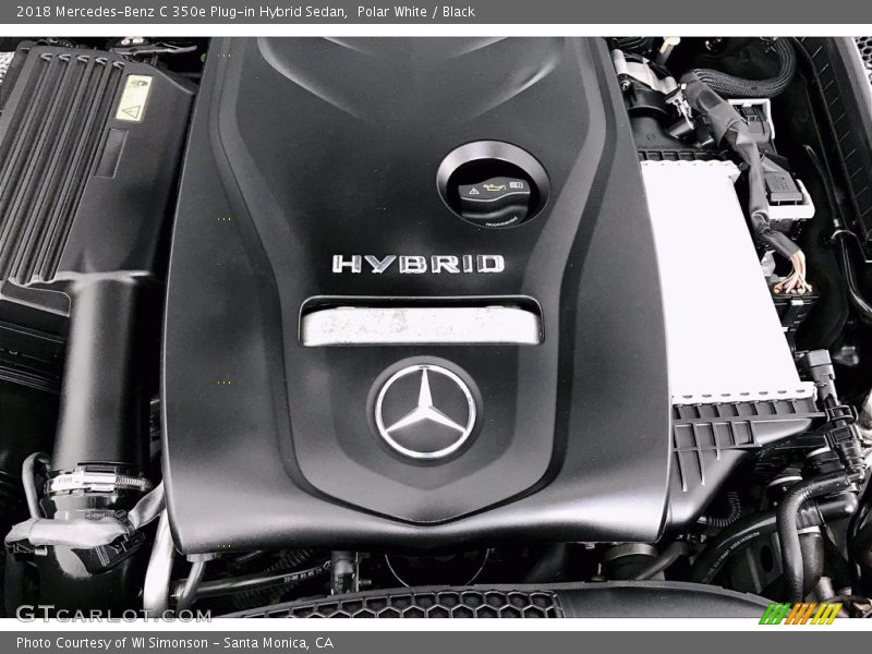 Polar White / Black 2018 Mercedes-Benz C 350e Plug-in Hybrid Sedan