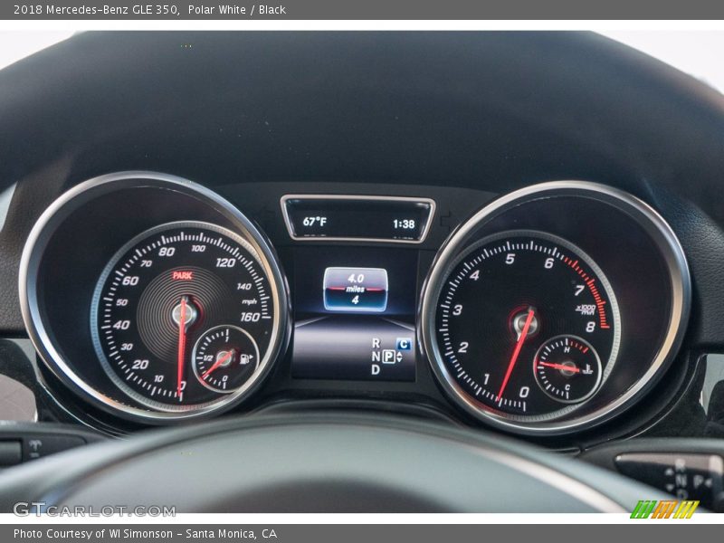Polar White / Black 2018 Mercedes-Benz GLE 350