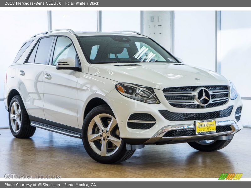 Polar White / Black 2018 Mercedes-Benz GLE 350