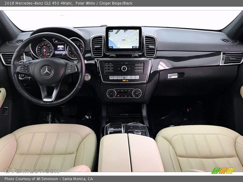 Polar White / Ginger Beige/Black 2018 Mercedes-Benz GLS 450 4Matic