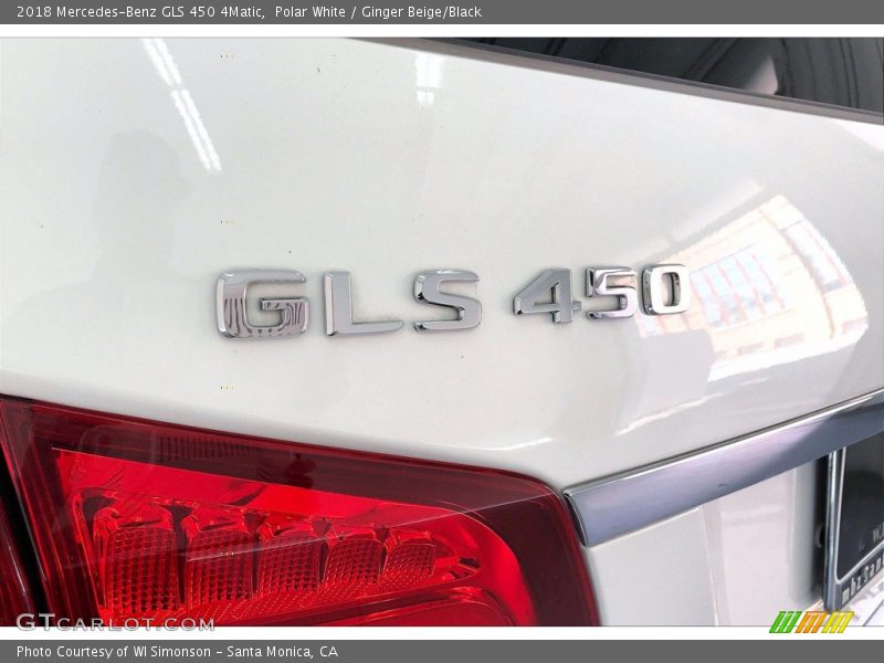 Polar White / Ginger Beige/Black 2018 Mercedes-Benz GLS 450 4Matic
