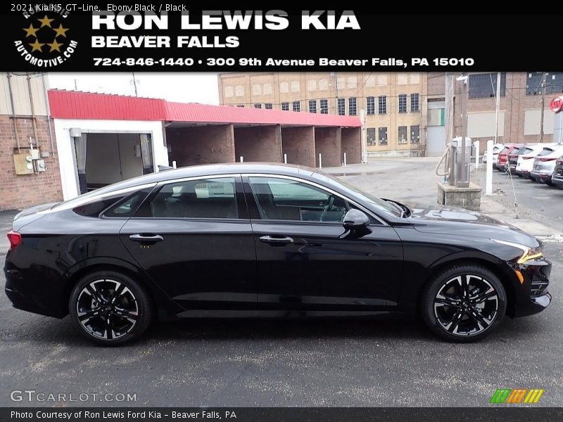 Ebony Black / Black 2021 Kia K5 GT-Line