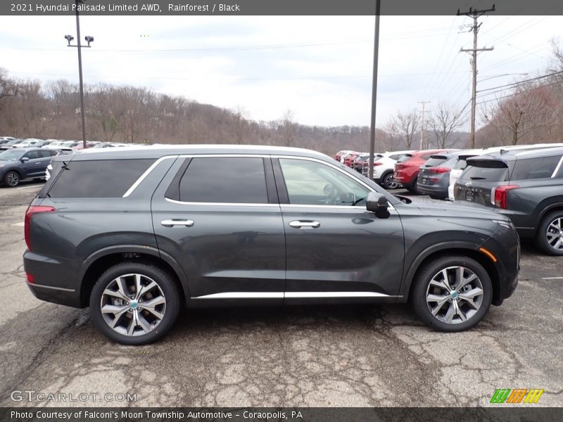 Rainforest / Black 2021 Hyundai Palisade Limited AWD