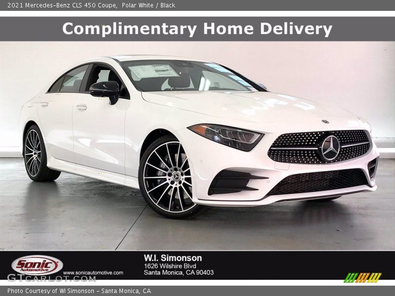 Polar White / Black 2021 Mercedes-Benz CLS 450 Coupe