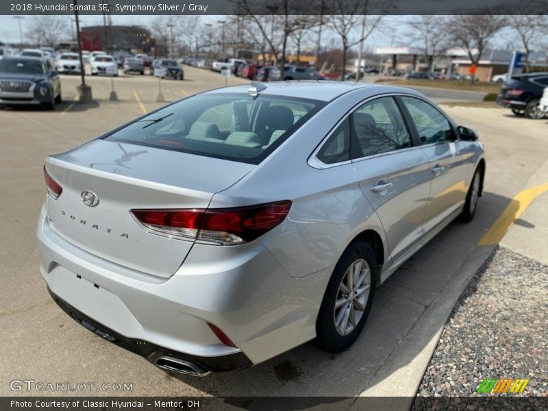 Symphony Silver / Gray 2018 Hyundai Sonata SE