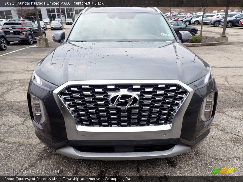 Rainforest / Black 2021 Hyundai Palisade Limited AWD
