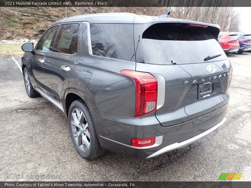 Rainforest / Black 2021 Hyundai Palisade Limited AWD