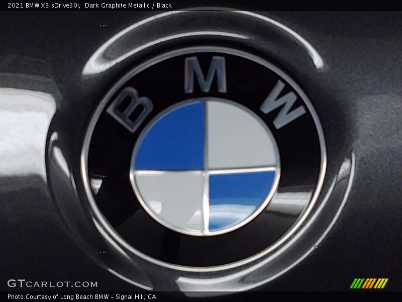 Dark Graphite Metallic / Black 2021 BMW X3 sDrive30i