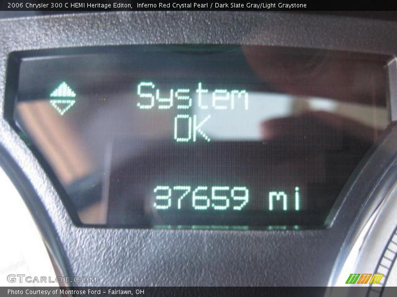 Inferno Red Crystal Pearl / Dark Slate Gray/Light Graystone 2006 Chrysler 300 C HEMI Heritage Editon