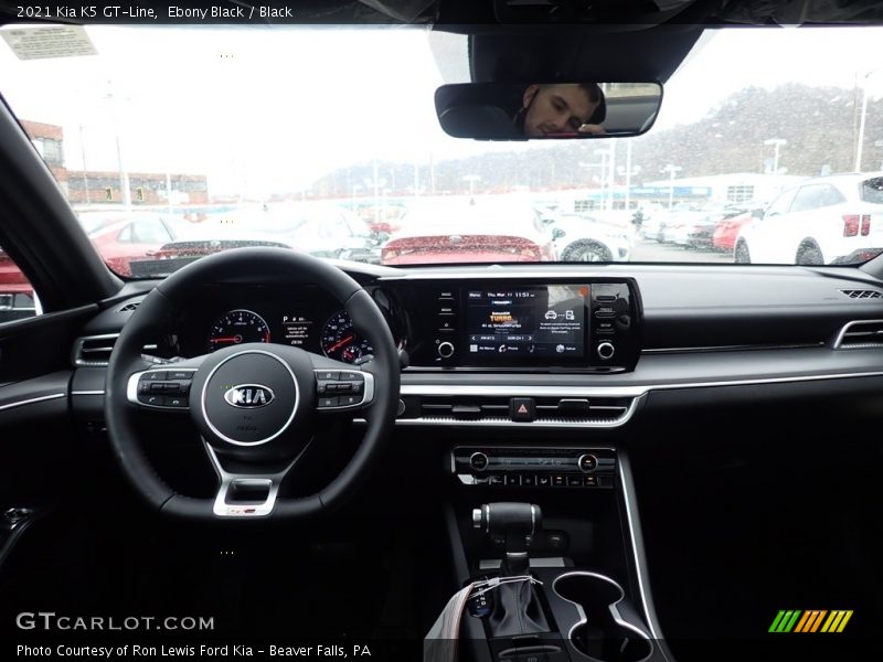Ebony Black / Black 2021 Kia K5 GT-Line