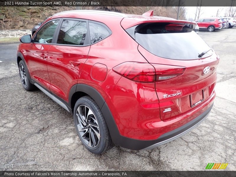 Red Crimson / Black 2021 Hyundai Tucson Sport AWD