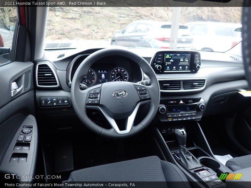Red Crimson / Black 2021 Hyundai Tucson Sport AWD