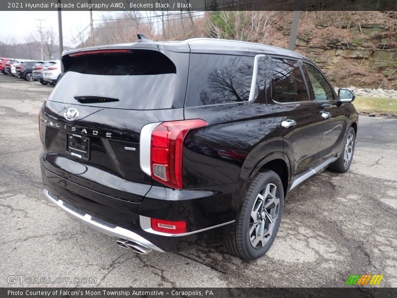 Becketts Black / Black 2021 Hyundai Palisade Calligraphy AWD