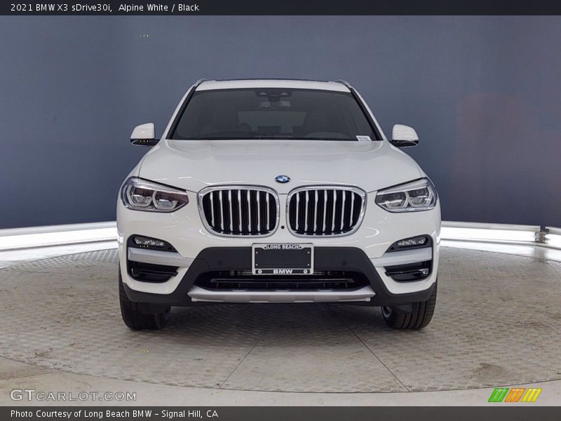 Alpine White / Black 2021 BMW X3 sDrive30i