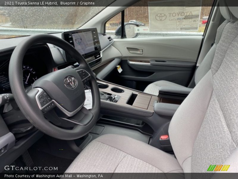 Blueprint / Graphite 2021 Toyota Sienna LE Hybrid