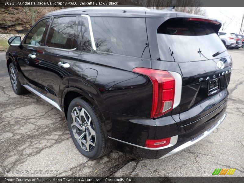 Becketts Black / Black 2021 Hyundai Palisade Calligraphy AWD