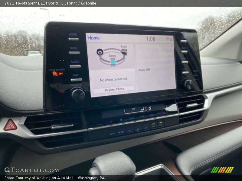 Blueprint / Graphite 2021 Toyota Sienna LE Hybrid