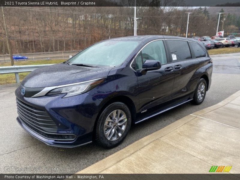 Blueprint / Graphite 2021 Toyota Sienna LE Hybrid