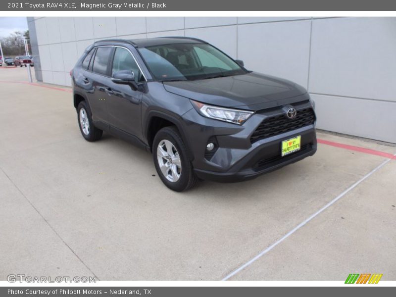 Magnetic Gray Metallic / Black 2021 Toyota RAV4 XLE