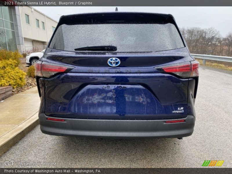 Blueprint / Graphite 2021 Toyota Sienna LE Hybrid