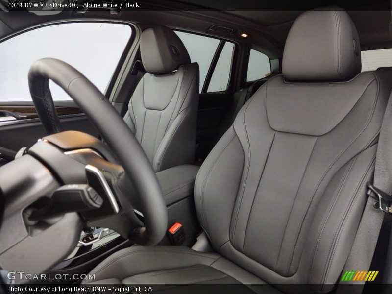Front Seat of 2021 X3 sDrive30i