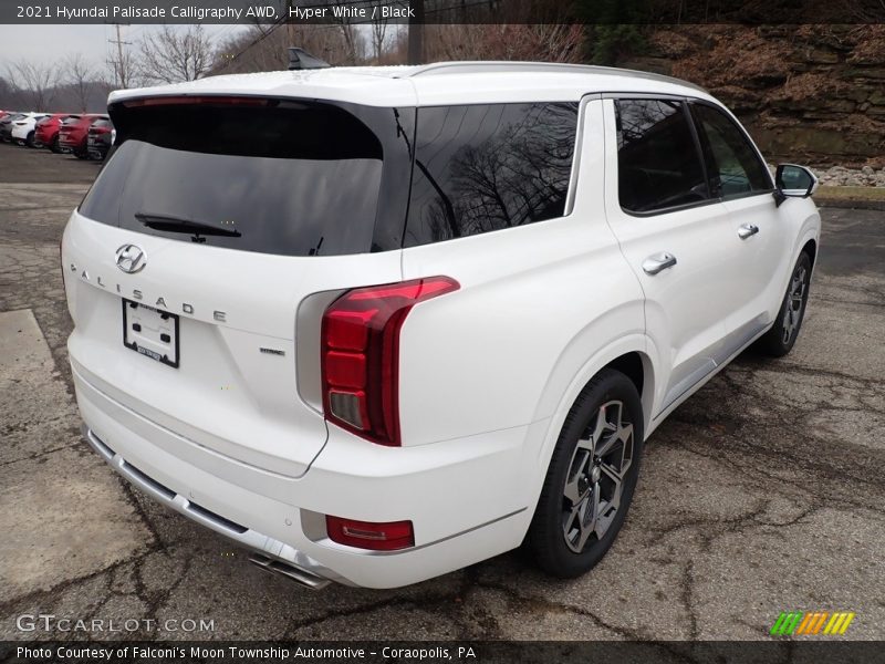 Hyper White / Black 2021 Hyundai Palisade Calligraphy AWD