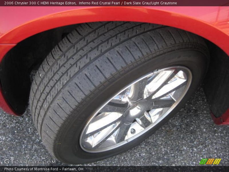 Inferno Red Crystal Pearl / Dark Slate Gray/Light Graystone 2006 Chrysler 300 C HEMI Heritage Editon