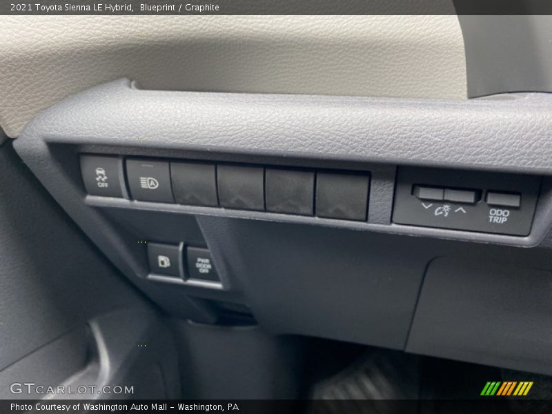 Blueprint / Graphite 2021 Toyota Sienna LE Hybrid