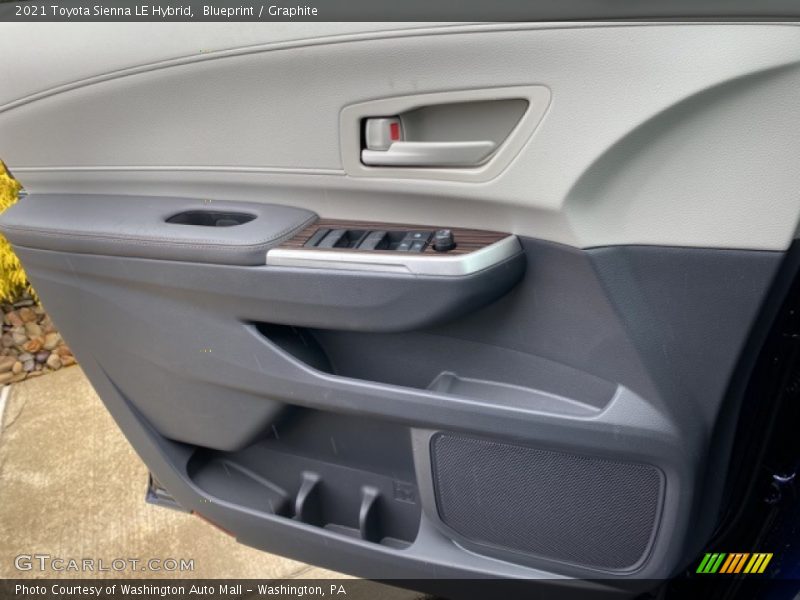 Blueprint / Graphite 2021 Toyota Sienna LE Hybrid