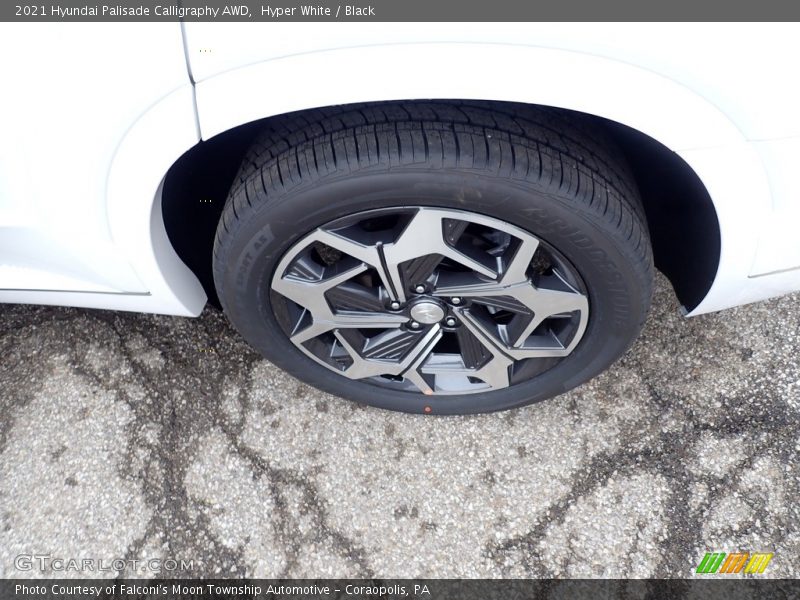 Hyper White / Black 2021 Hyundai Palisade Calligraphy AWD