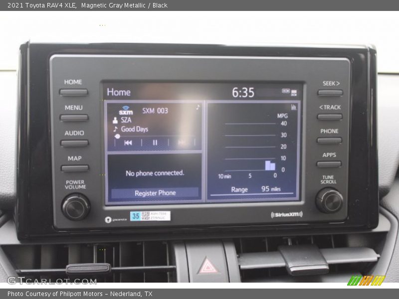 Magnetic Gray Metallic / Black 2021 Toyota RAV4 XLE