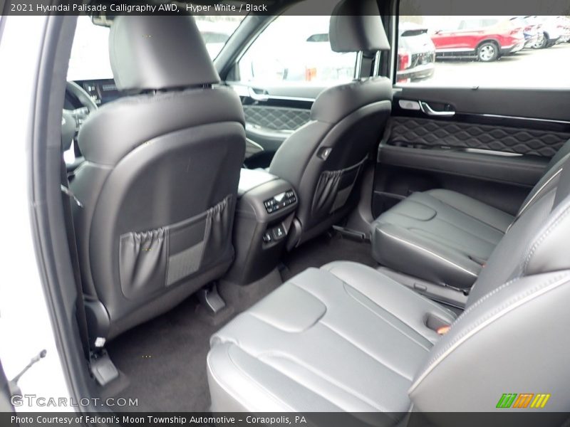 Hyper White / Black 2021 Hyundai Palisade Calligraphy AWD