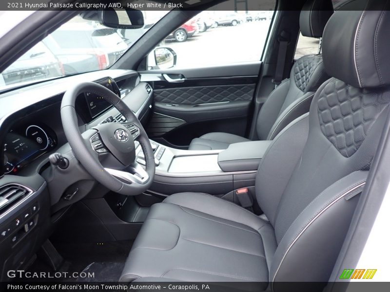 Hyper White / Black 2021 Hyundai Palisade Calligraphy AWD