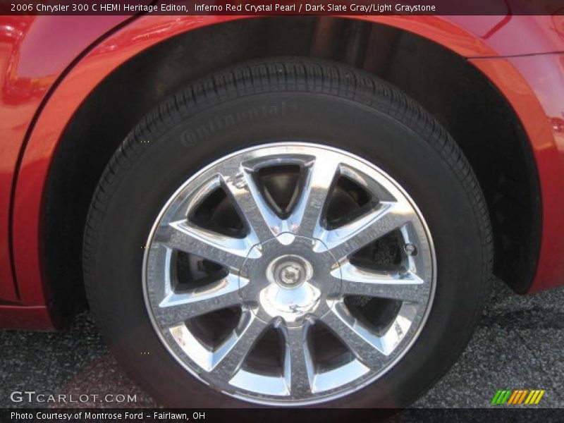 Inferno Red Crystal Pearl / Dark Slate Gray/Light Graystone 2006 Chrysler 300 C HEMI Heritage Editon