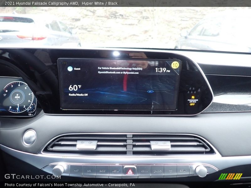 Hyper White / Black 2021 Hyundai Palisade Calligraphy AWD