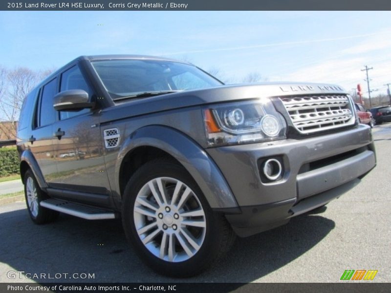 Corris Grey Metallic / Ebony 2015 Land Rover LR4 HSE Luxury