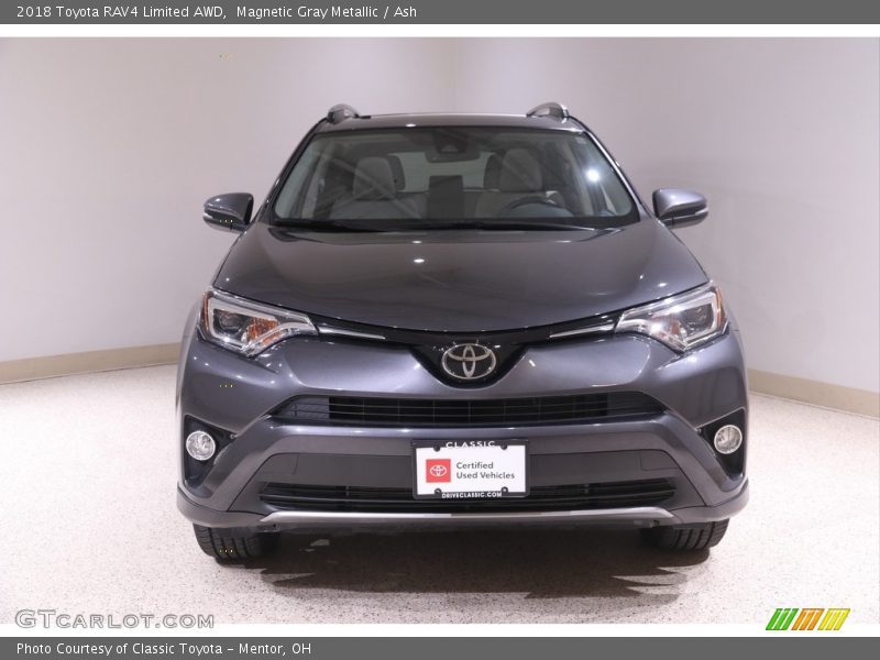 Magnetic Gray Metallic / Ash 2018 Toyota RAV4 Limited AWD