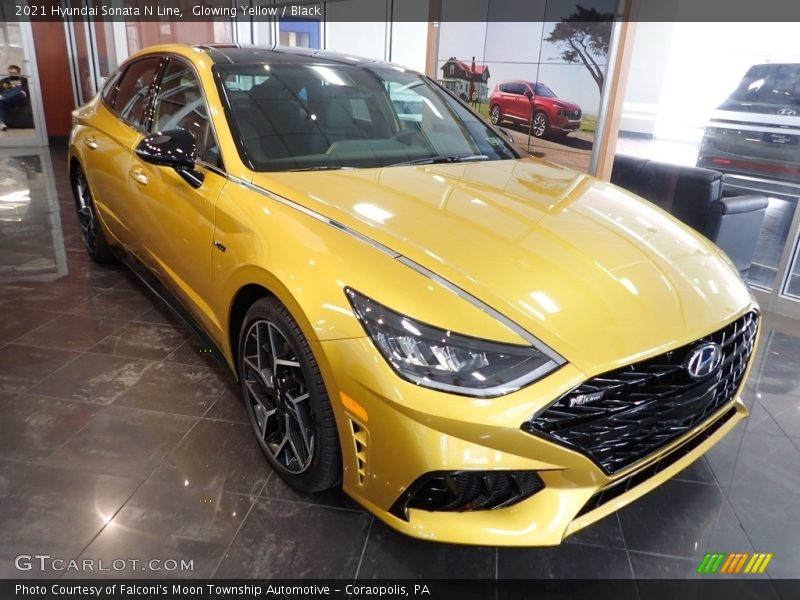  2021 Sonata N Line Glowing Yellow