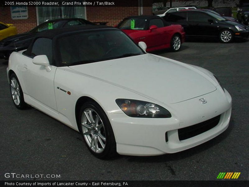 Grand Prix White / Tan/Black 2005 Honda S2000 Roadster