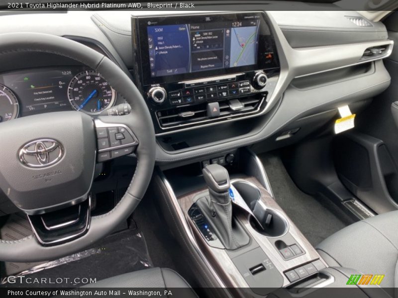 Blueprint / Black 2021 Toyota Highlander Hybrid Platinum AWD