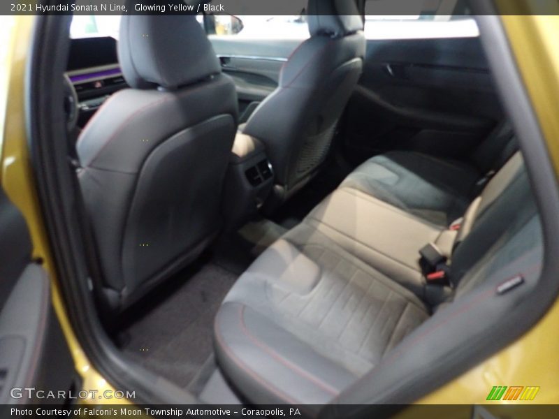 Glowing Yellow / Black 2021 Hyundai Sonata N Line