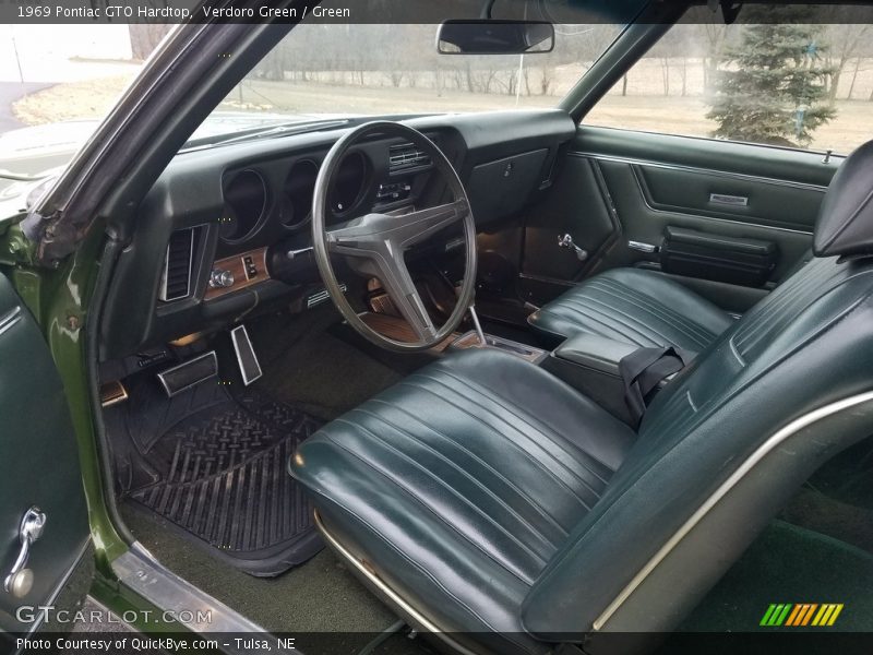  1969 GTO Hardtop Green Interior