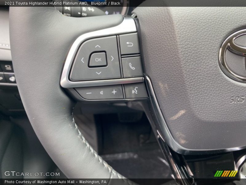 Blueprint / Black 2021 Toyota Highlander Hybrid Platinum AWD