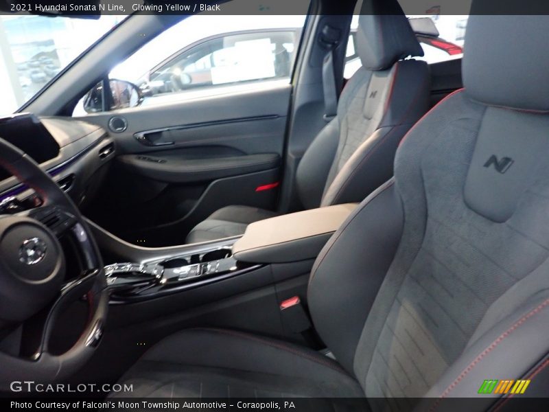 Front Seat of 2021 Sonata N Line