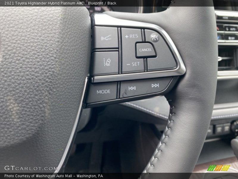 Blueprint / Black 2021 Toyota Highlander Hybrid Platinum AWD