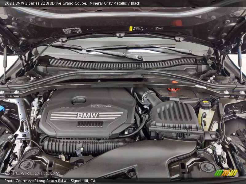 Mineral Gray Metallic / Black 2021 BMW 2 Series 228i sDrive Grand Coupe
