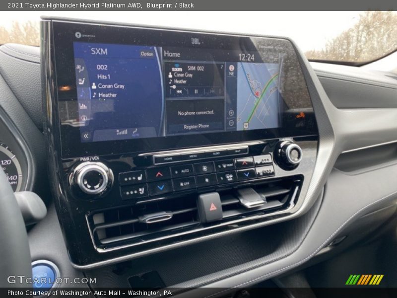 Blueprint / Black 2021 Toyota Highlander Hybrid Platinum AWD