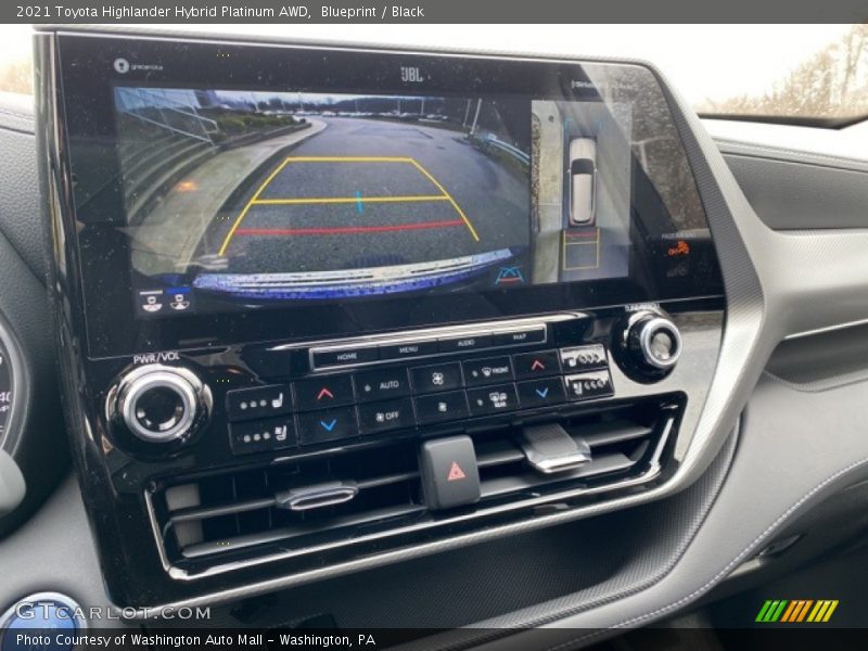 Blueprint / Black 2021 Toyota Highlander Hybrid Platinum AWD