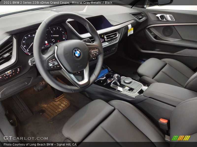 Mineral Gray Metallic / Black 2021 BMW 2 Series 228i sDrive Grand Coupe